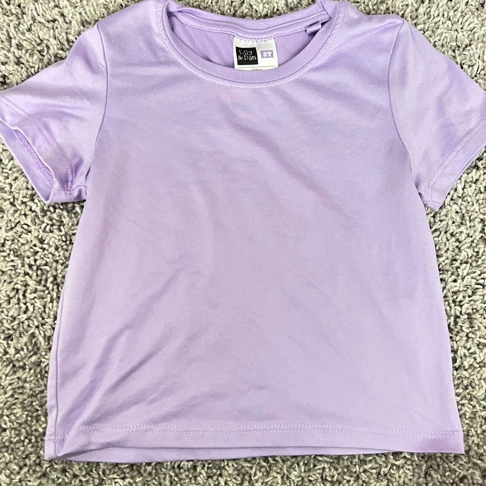 Lilac Short Sleeve Kids Tee